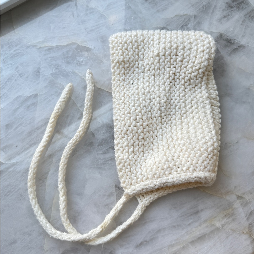 Zara Cream Knit Kids Hat